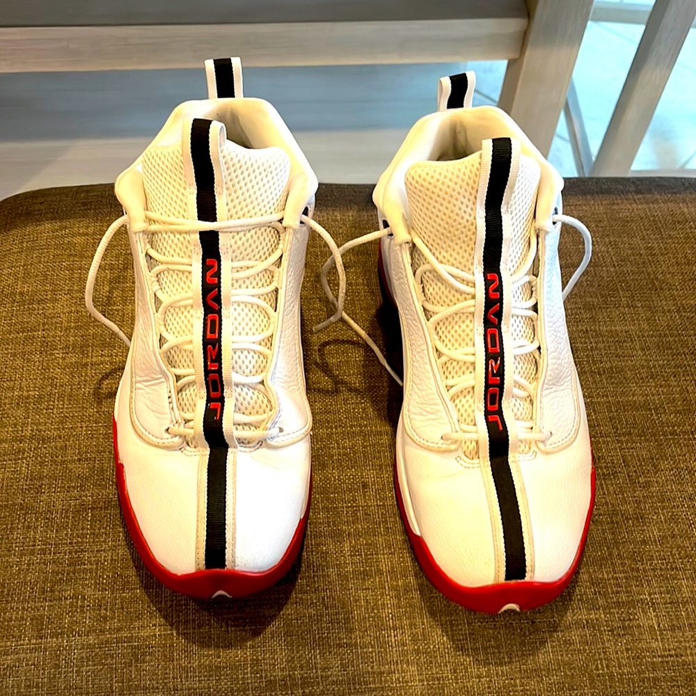 Mens white Jordans